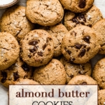 Almond Butter Cookies right out of the oven