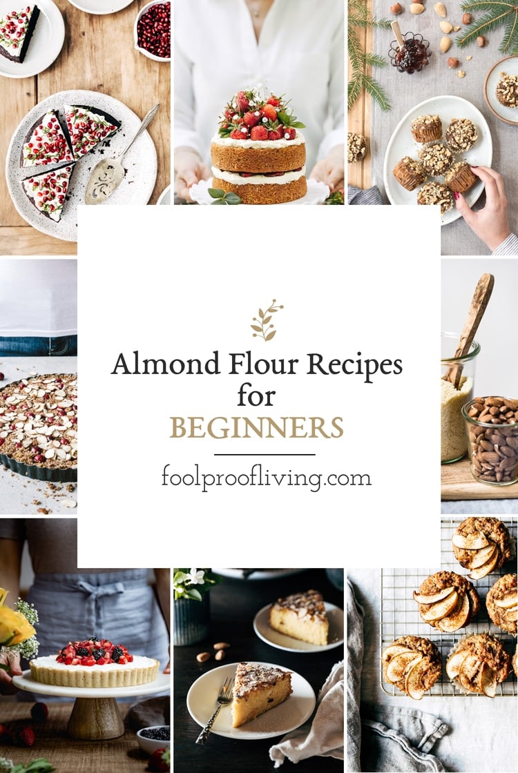 Almond Flour recipes - a collage of recipes using almond flour