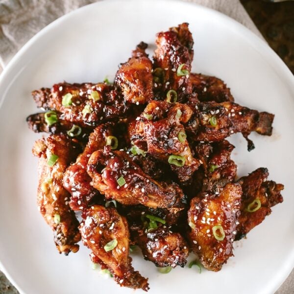 Slow Cooker Sticky Chicken Wings: Favorite game day stick wings made in slow cooker.